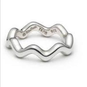 Tiffany and Co. Sterling Silver ZIGZAG Ring